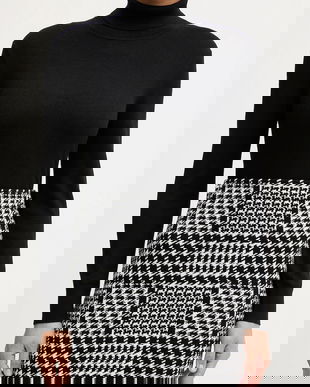 Twinset fustă cu lână