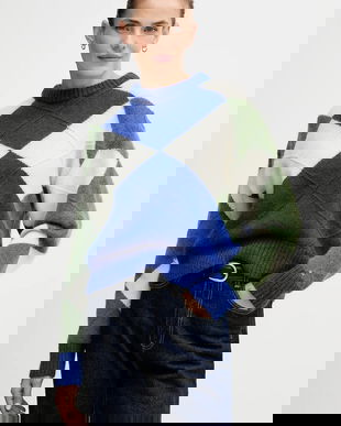 Tommy Hilfiger pulover din amestec de lână de alpaca