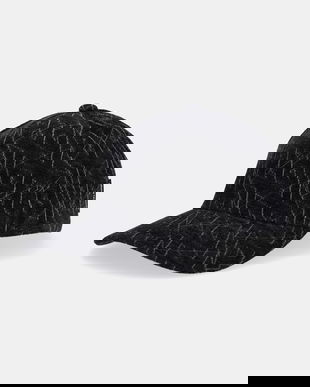 Armani Exchange șapcă de baseball velur