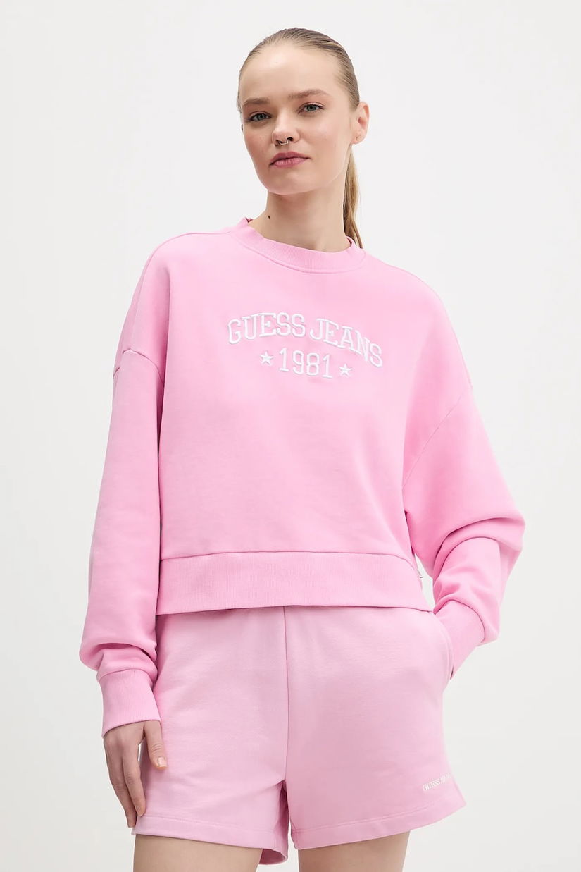 Guess Jeans hanorac de bumbac