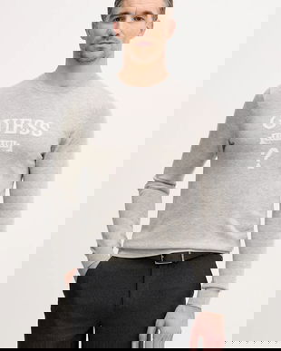 Guess pulover din amestec de mătase HAMMOND