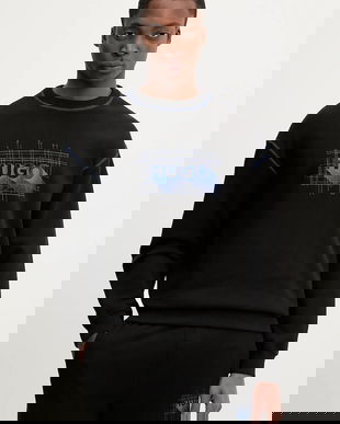 HUGO Blue hanorac de bumbac Nothalic