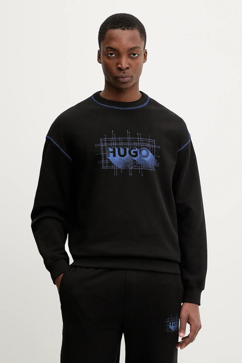 HUGO Blue hanorac de bumbac Nothalic