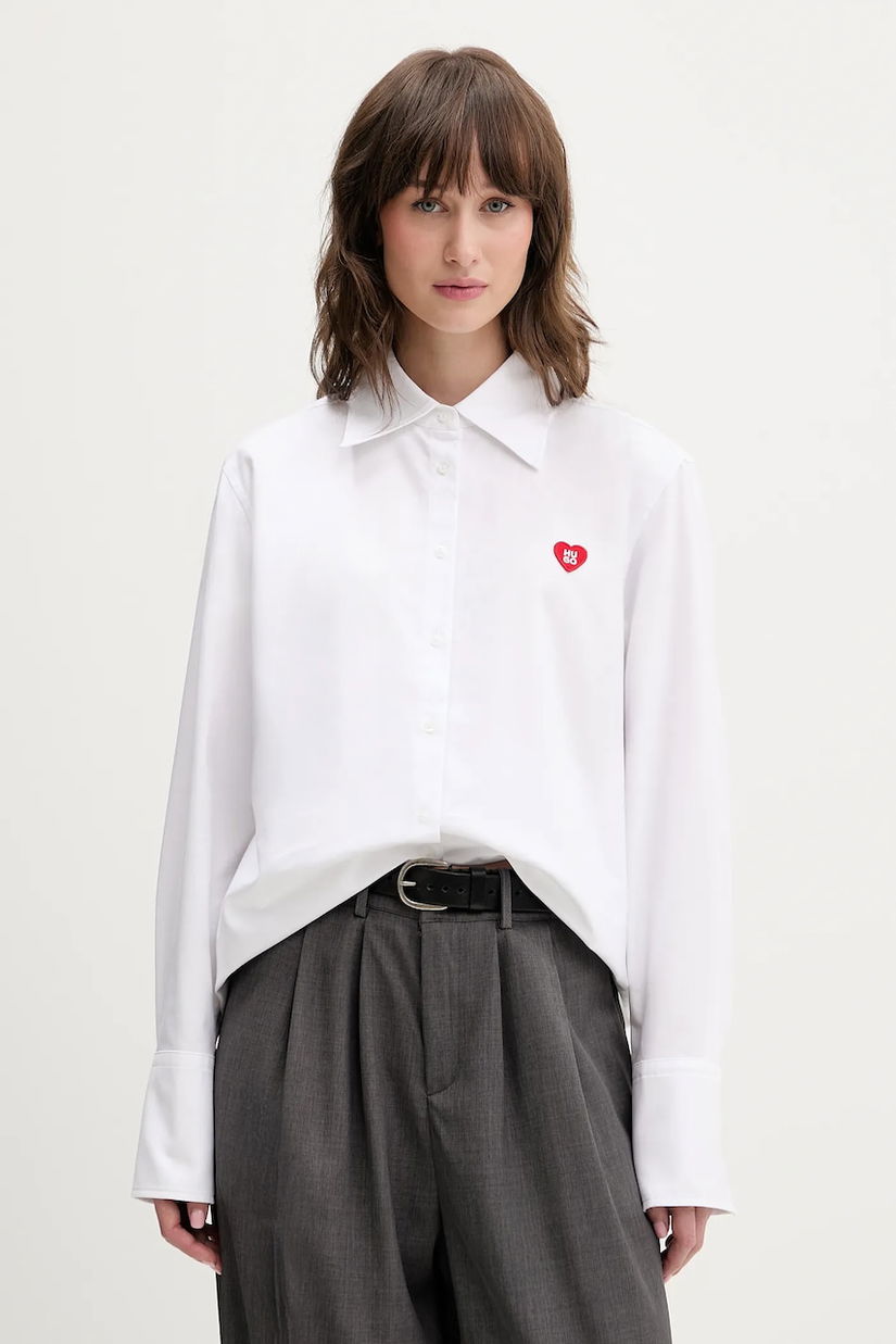 HUGO cămașă din bumbac Erselia