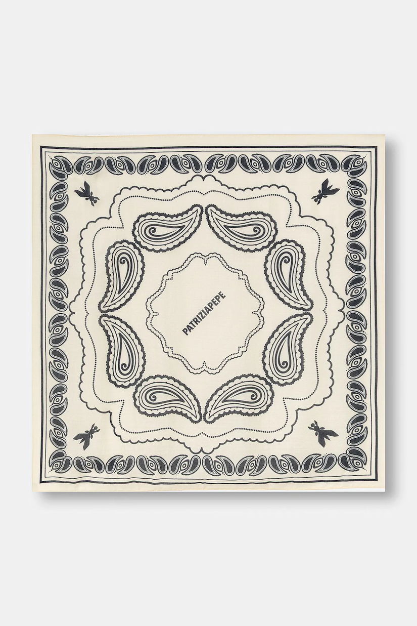 Patrizia Pepe eșarfă din amestec de mătase