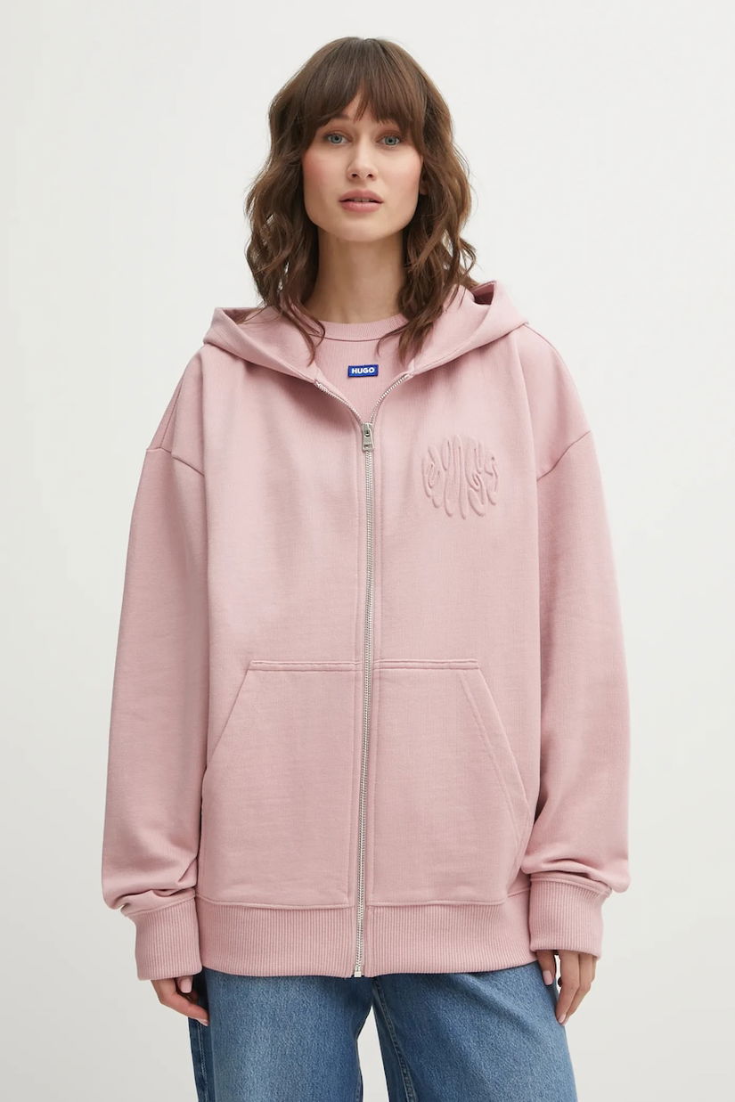 HUGO Blue hanorac de bumbac Doa_B_3