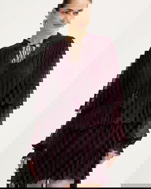 Twinset rochie din viscoză