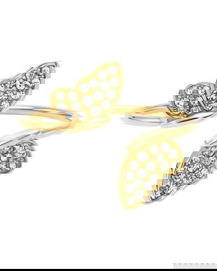 Fossil inel placat cu aur