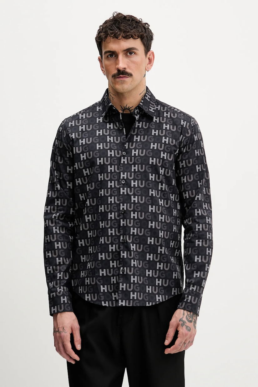 HUGO cămașă din bumbac Ermo