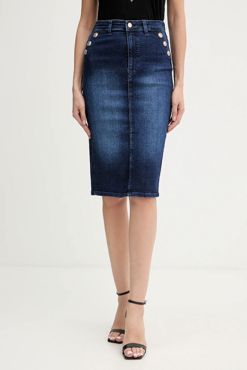 Guess fustă jeans RILEY