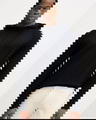 Armani Exchange pulover din amestec de lână