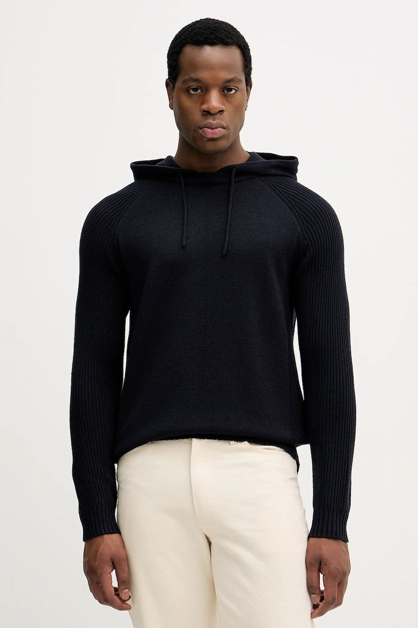 Armani Exchange pulover din amestec de lână