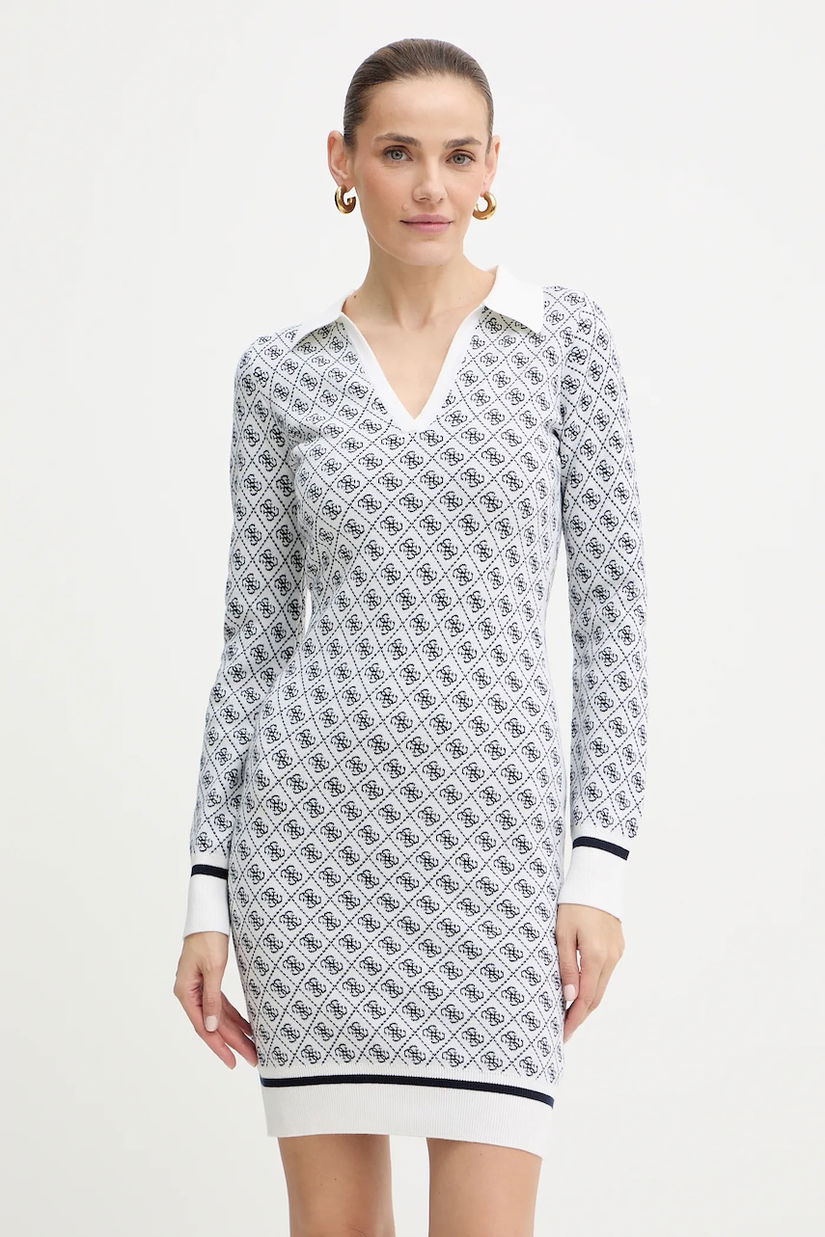 Guess rochie din amestec de lână AUBREY