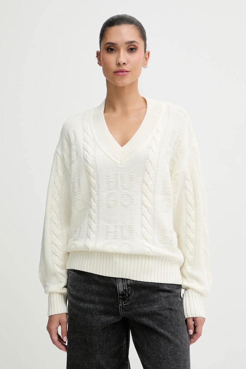 HUGO pulover din amestec de lână Sypres