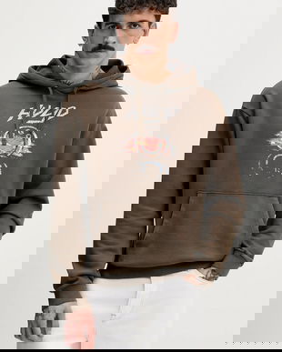 HUGO Blue hanorac de bumbac Nimponex