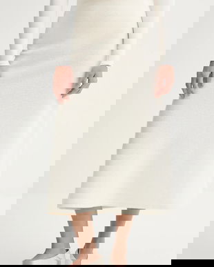 Calvin Klein fusta de lana