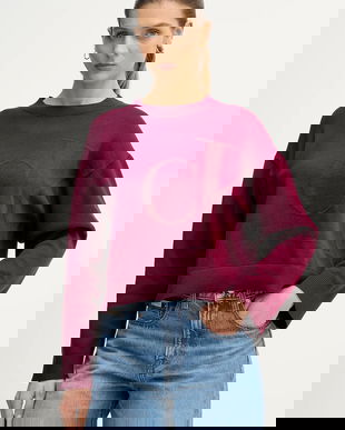 Calvin Klein Jeans pulover de bumbac