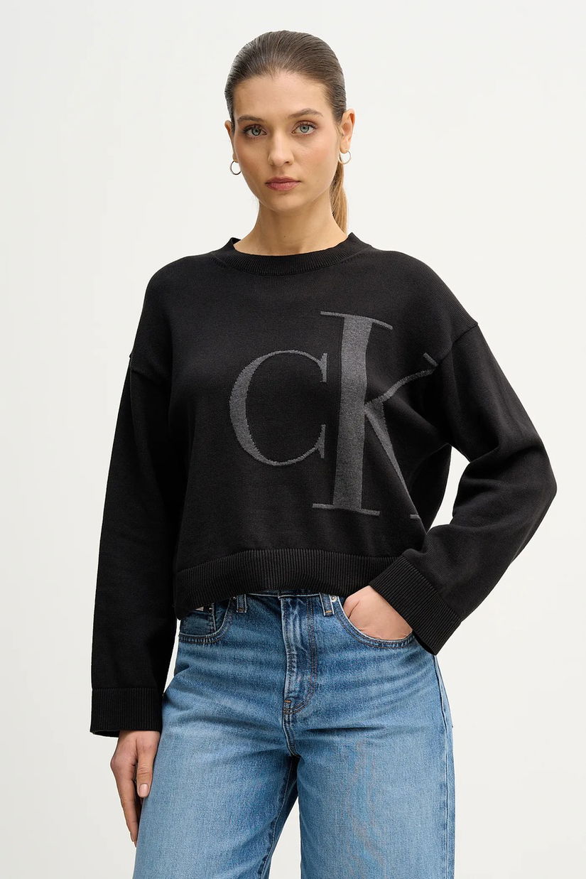 Calvin Klein Jeans pulover de bumbac