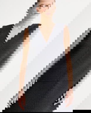 Calvin Klein rochie din amestec de lână