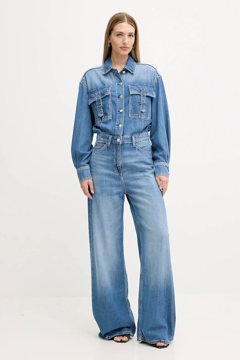 Guess salopetă jeans KINSLEY