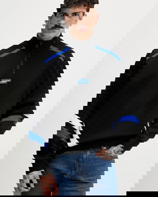 HUGO Blue bluză Naloneck