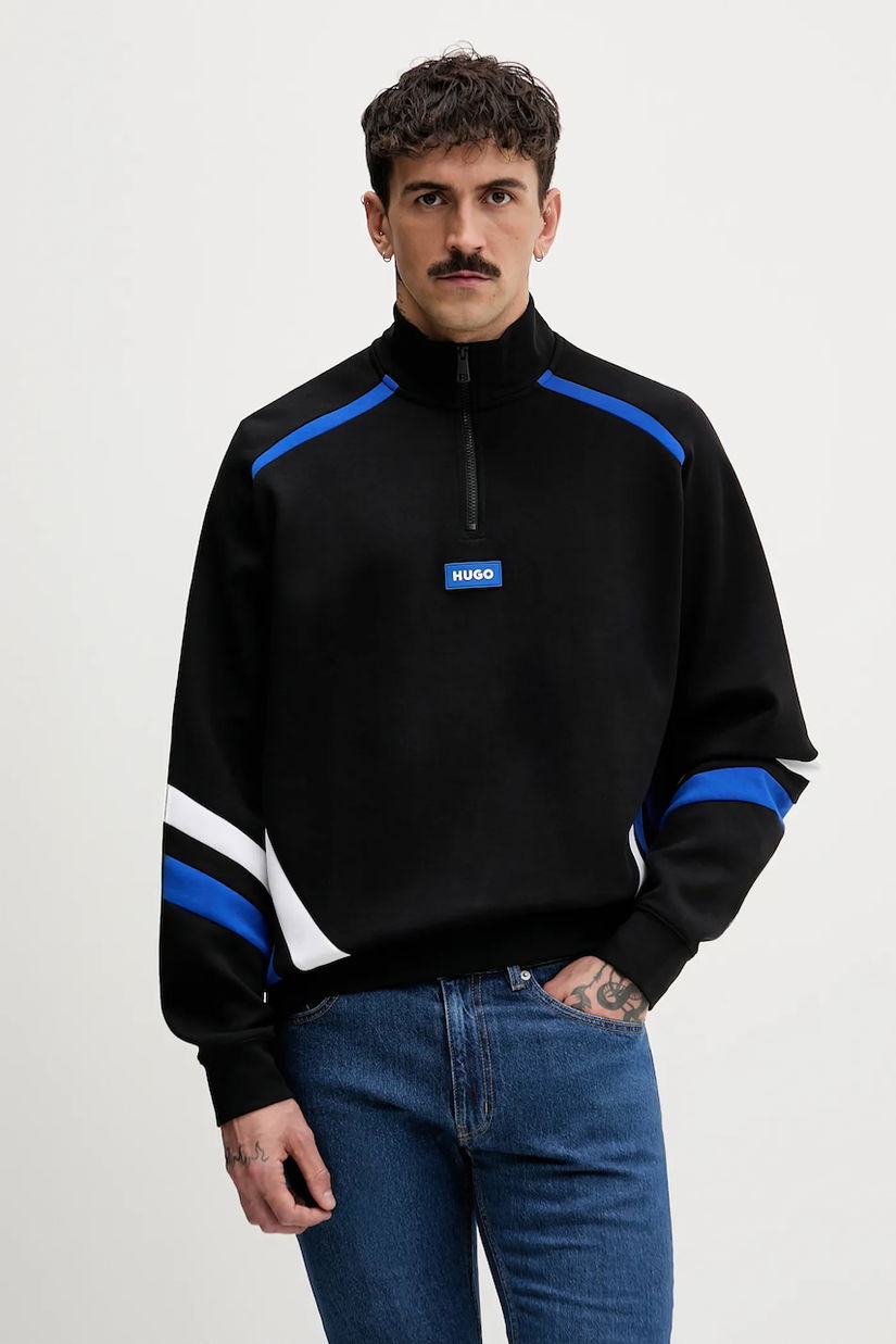 HUGO Blue bluză Naloneck