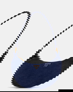 Guess geantă de mână din piele întoarsă AMITA