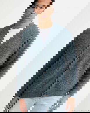 Calvin Klein cardigan din amestec de lână