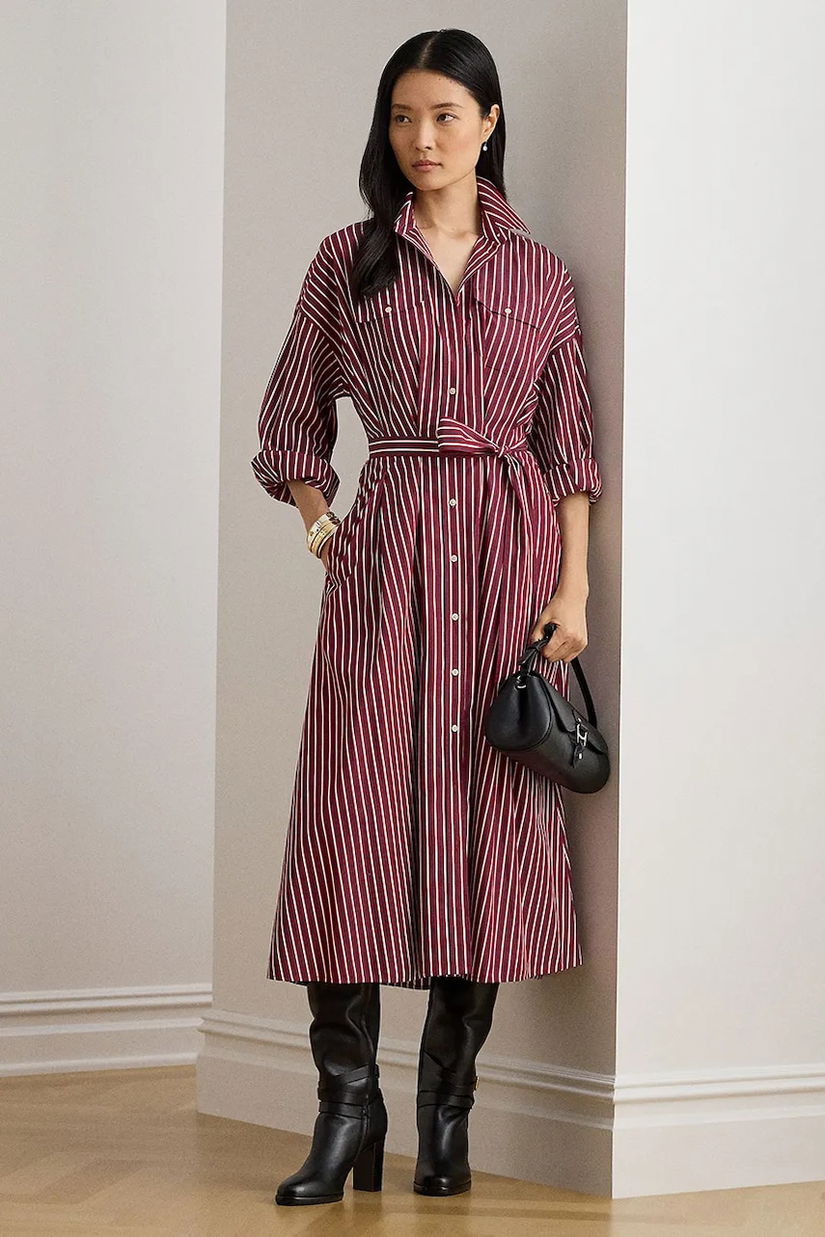 Lauren Ralph Lauren rochie din bumbac