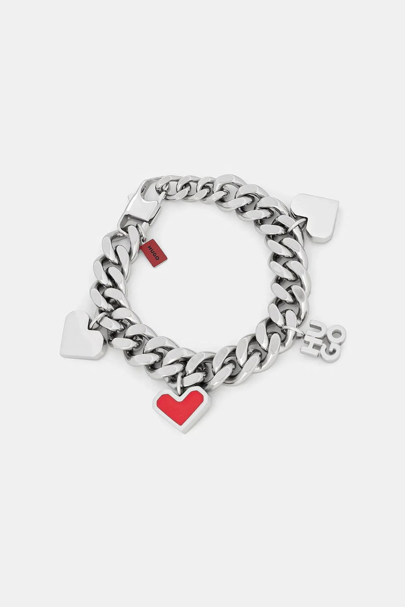 HUGO bratara E-VALENTINCHARMS-BRA