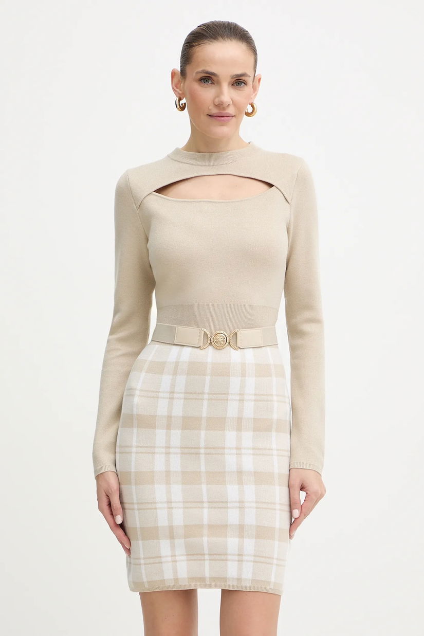 Guess rochie din amestec de lana CORALINE