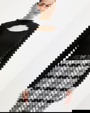 Guess rochie din amestec de lana CORALINE