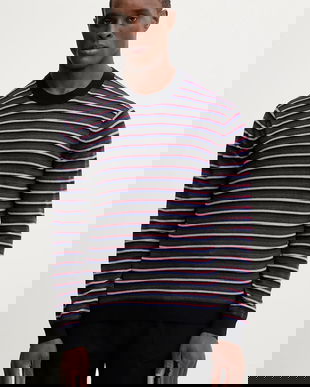 Armani Exchange pulover din amestec de lână