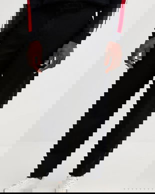 Armani Exchange pantaloni de lână