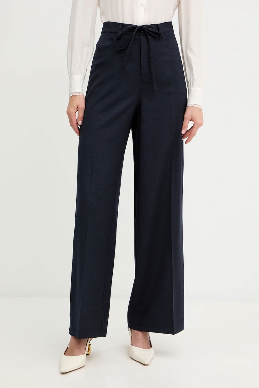 Twinset pantaloni cu lână