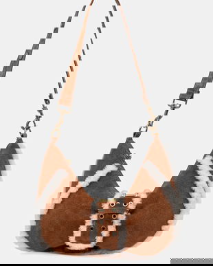 Marciano by Guess geantă de mână din piele întoarsă