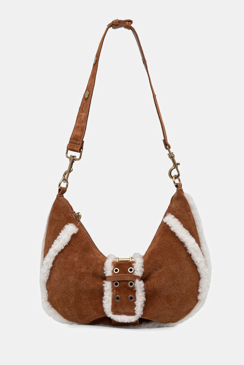 Marciano by Guess geantă de mână din piele întoarsă