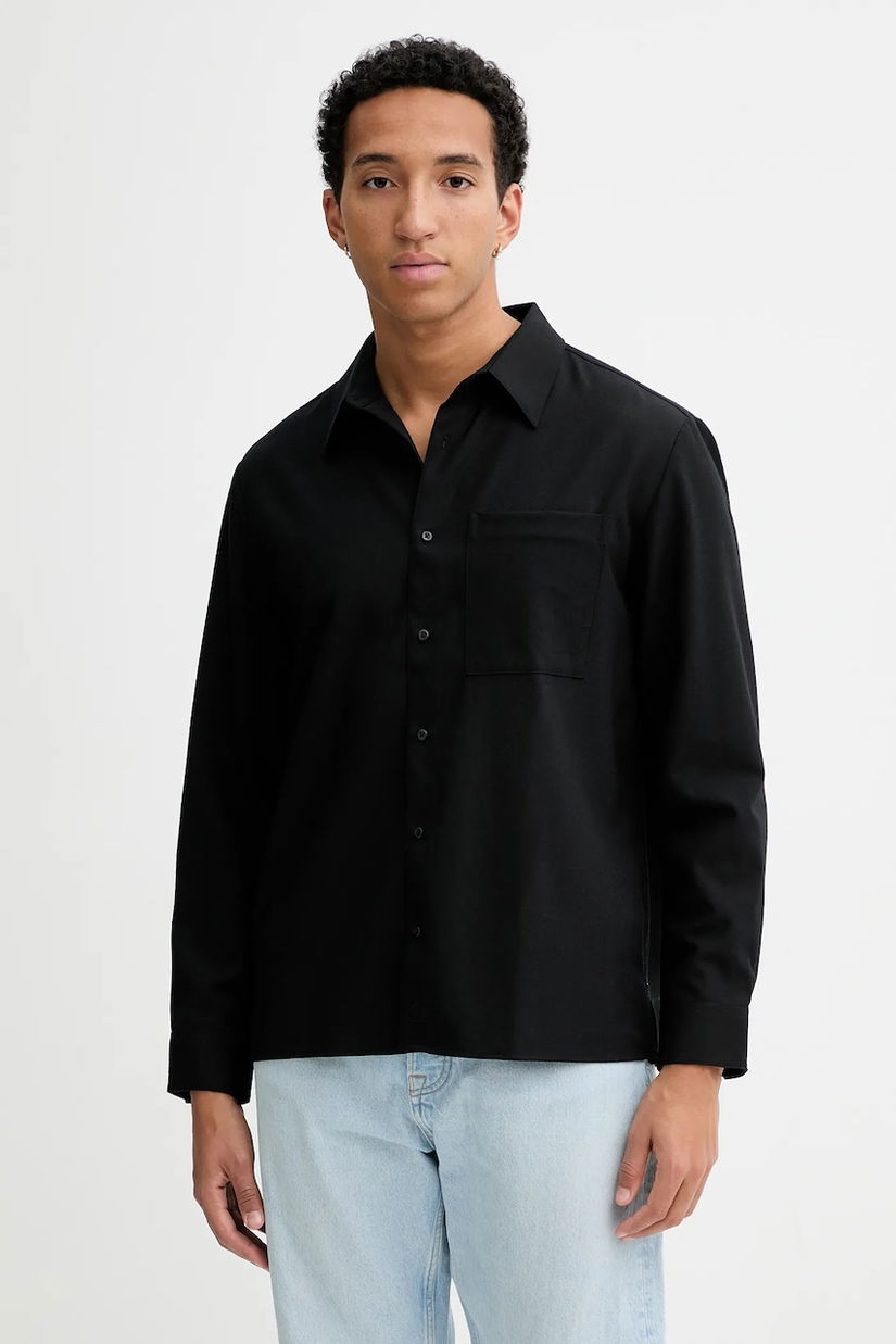 Calvin Klein cămașă din amestec de lână