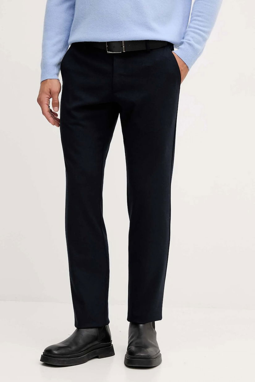 Guess pantaloni cu lână MYRON