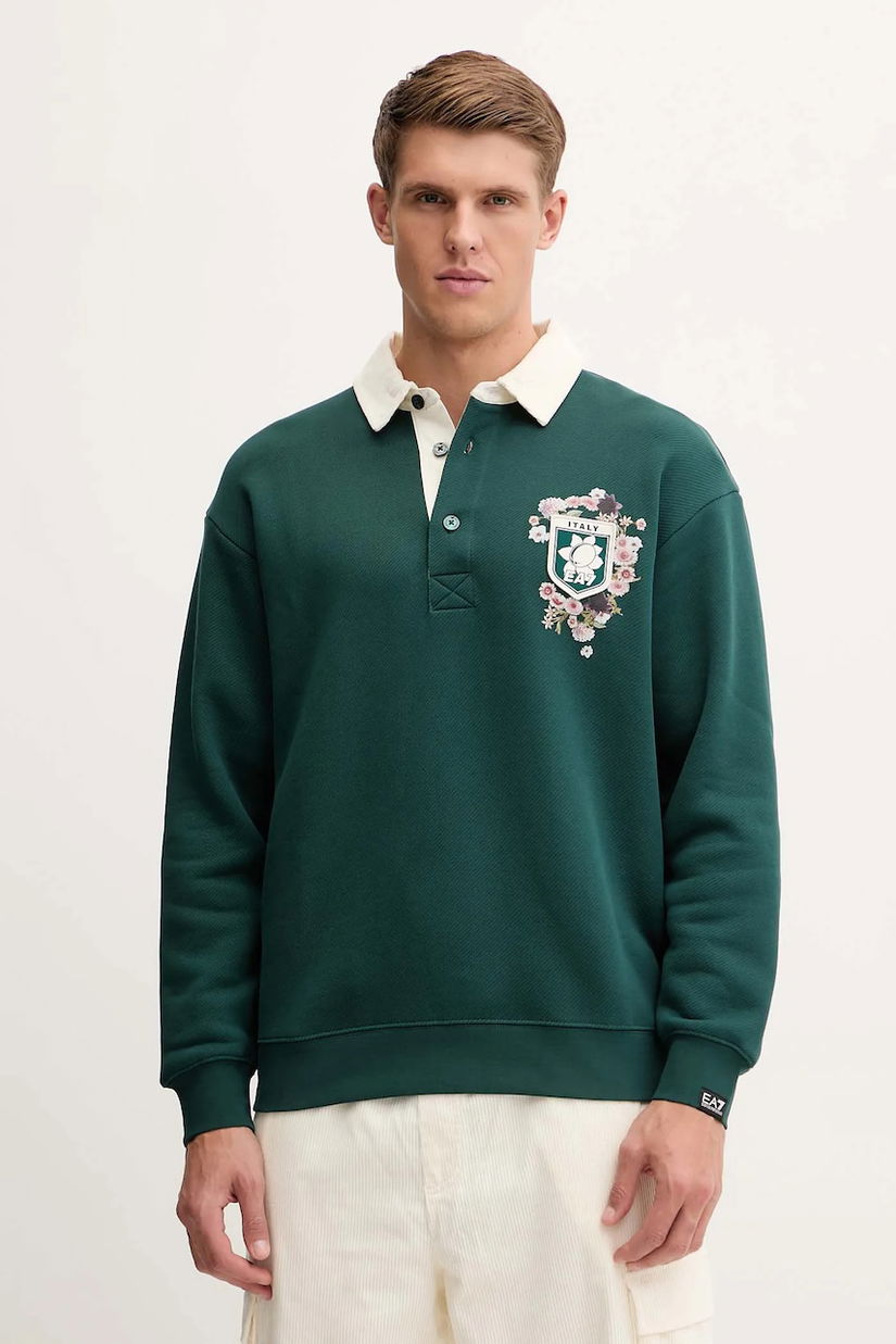 EA7 Emporio Armani hanorac de bumbac