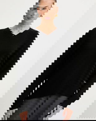 Armani Exchange pulover din amestec de lână