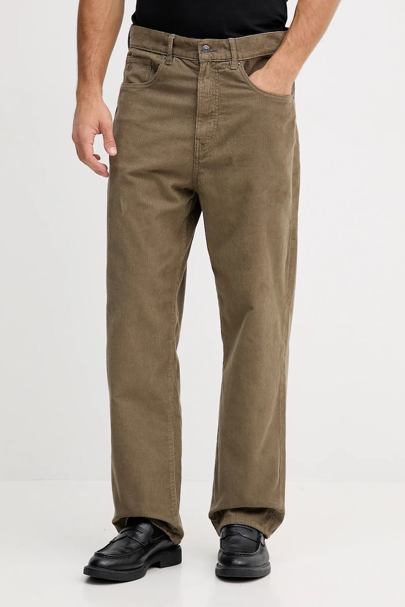 Armani Exchange pantaloni de catifea cord