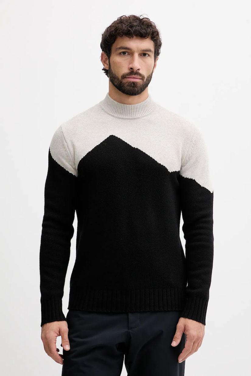 EA7 Emporio Armani pulover din amestec de lână