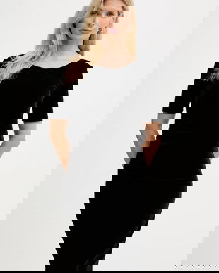 Armani Exchange rochie de catifea