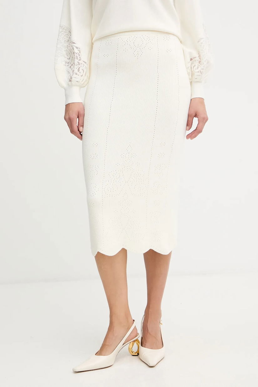 Twinset fustă din amestec de lână