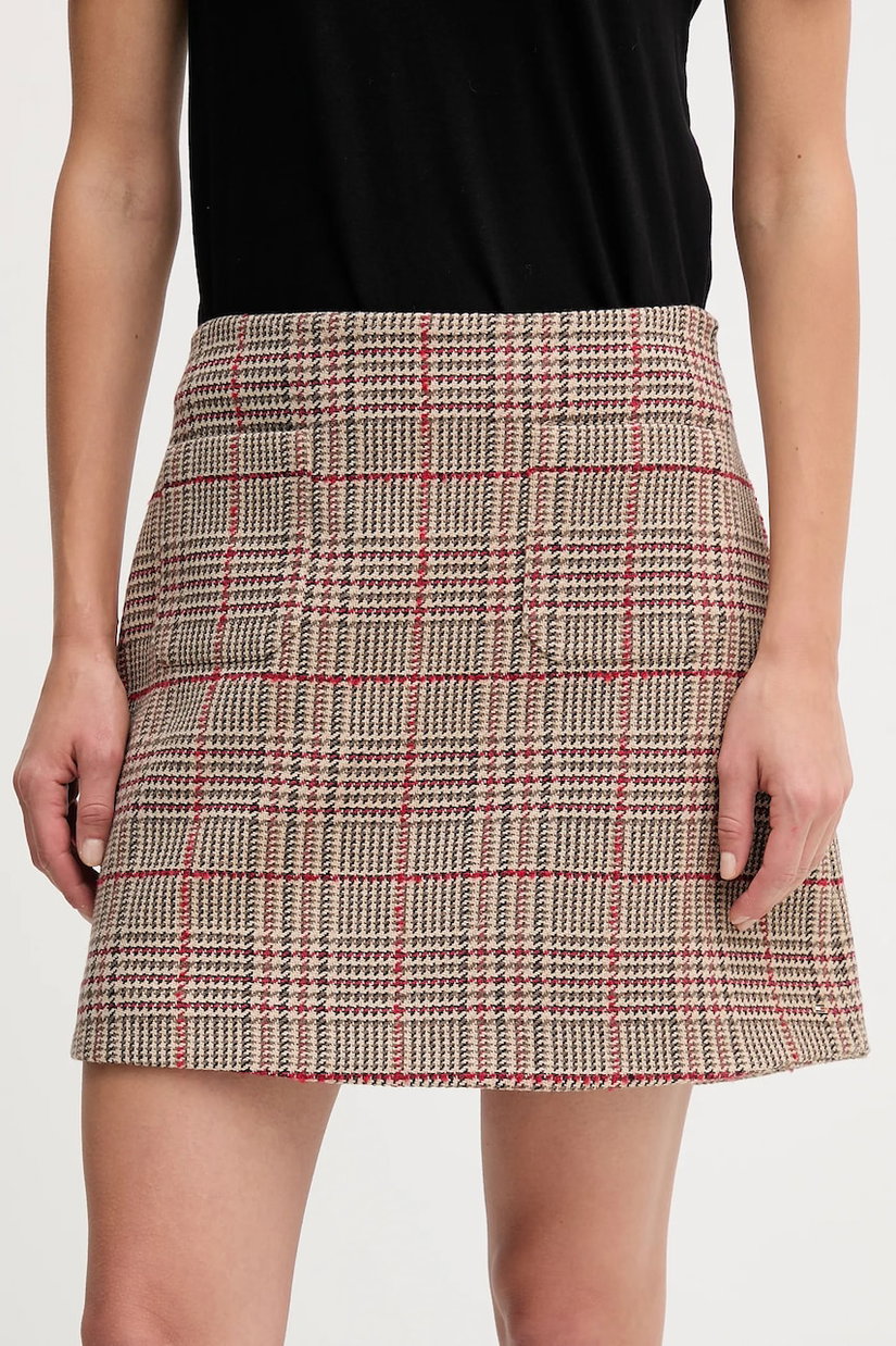 Tommy Hilfiger fusta din amestec de lână