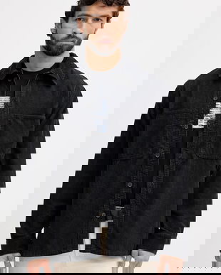 Armani Exchange camasa din velur