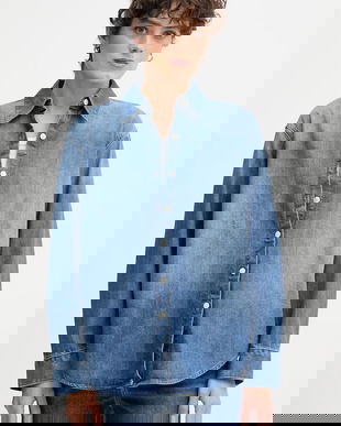 Calvin Klein Jeans cămașă jeans