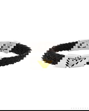 Emporio Armani brățară de piele