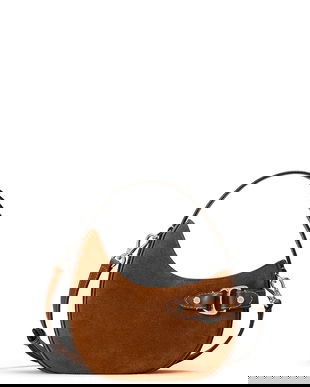 Lauren Ralph Lauren geantă de mână din piele întoarsă